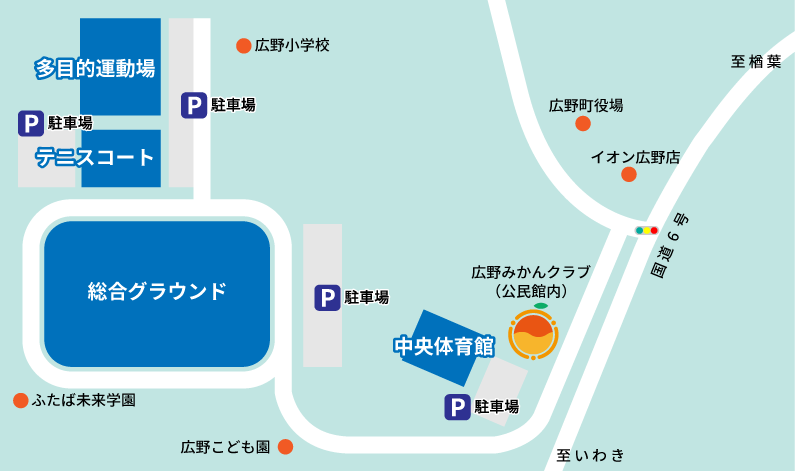 施設の地図